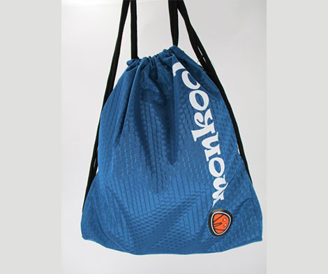 Polyester Blue Gym Bag