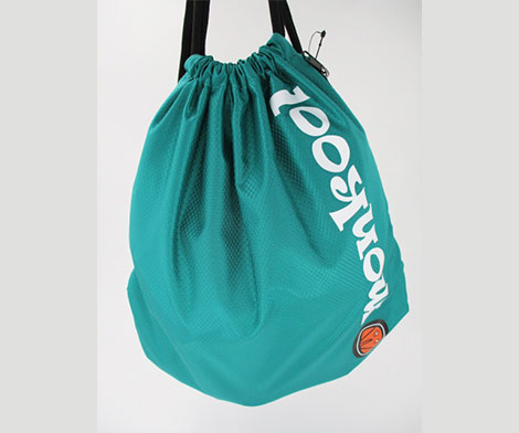 Polyester Green Sports Bag