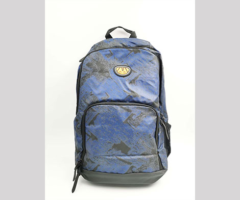Blue Pu Backpack