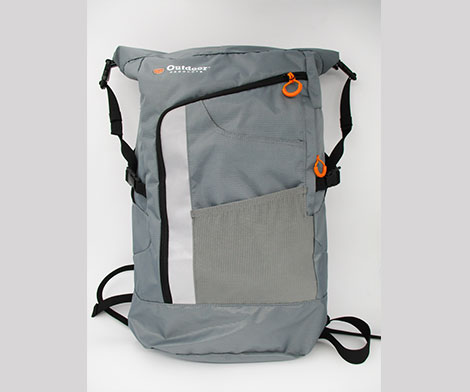 Grey Canvas Backpack